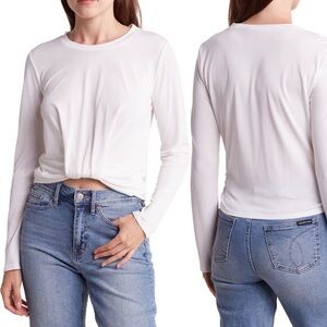Lush Twist Front Long Sleeve T-Shirt